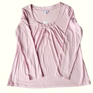 NWT Fashion Bug blush pink swing top blouse shirt XL NEW